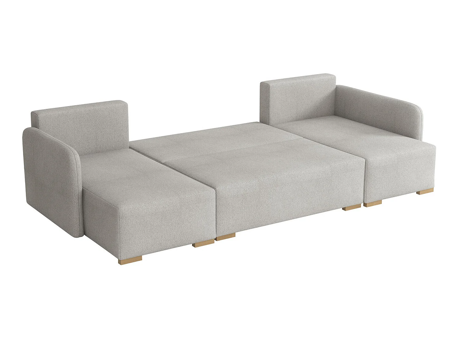 Sofá rinconero Columbus 246, Gris oscuro, Función de descanso