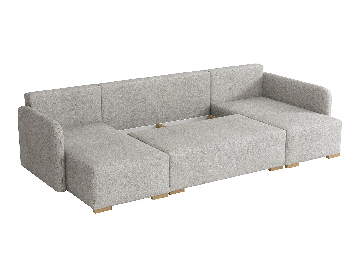 Sofá rinconero Columbus 246, Gris oscuro, Función de descanso