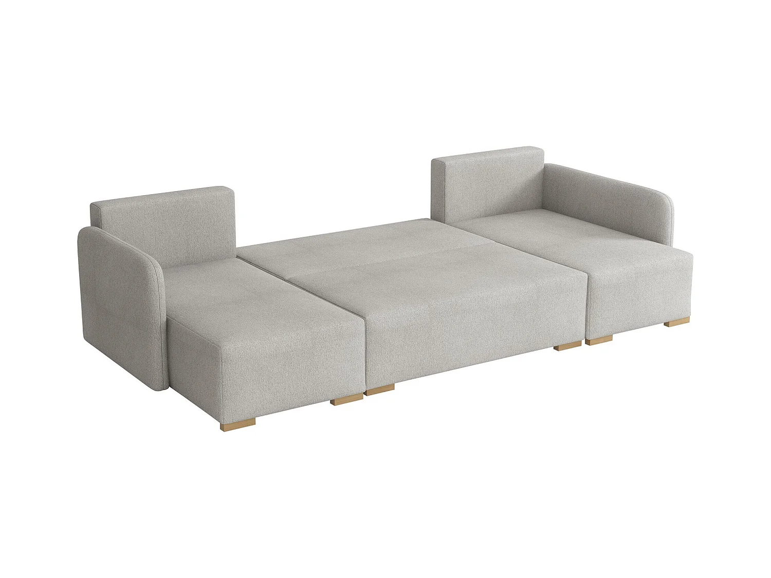 Canapé d'angle Columbus 246, Rouge, Fonction de couchage, Boîte de literie, 292x140x85cm