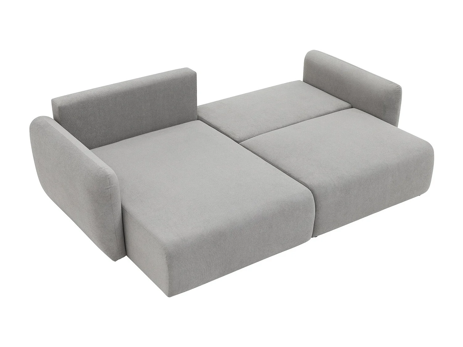 Sofá rinconero Temple 131, De color marrón claro, Función de descanso, Almacenaje, 234cm