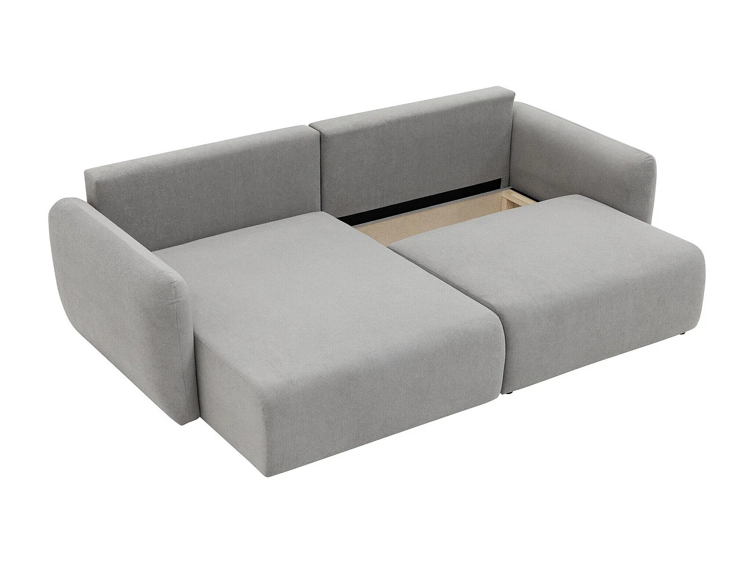 Canapé d'angle Temple 131, Bleu, Disponible, 234x140x81cm