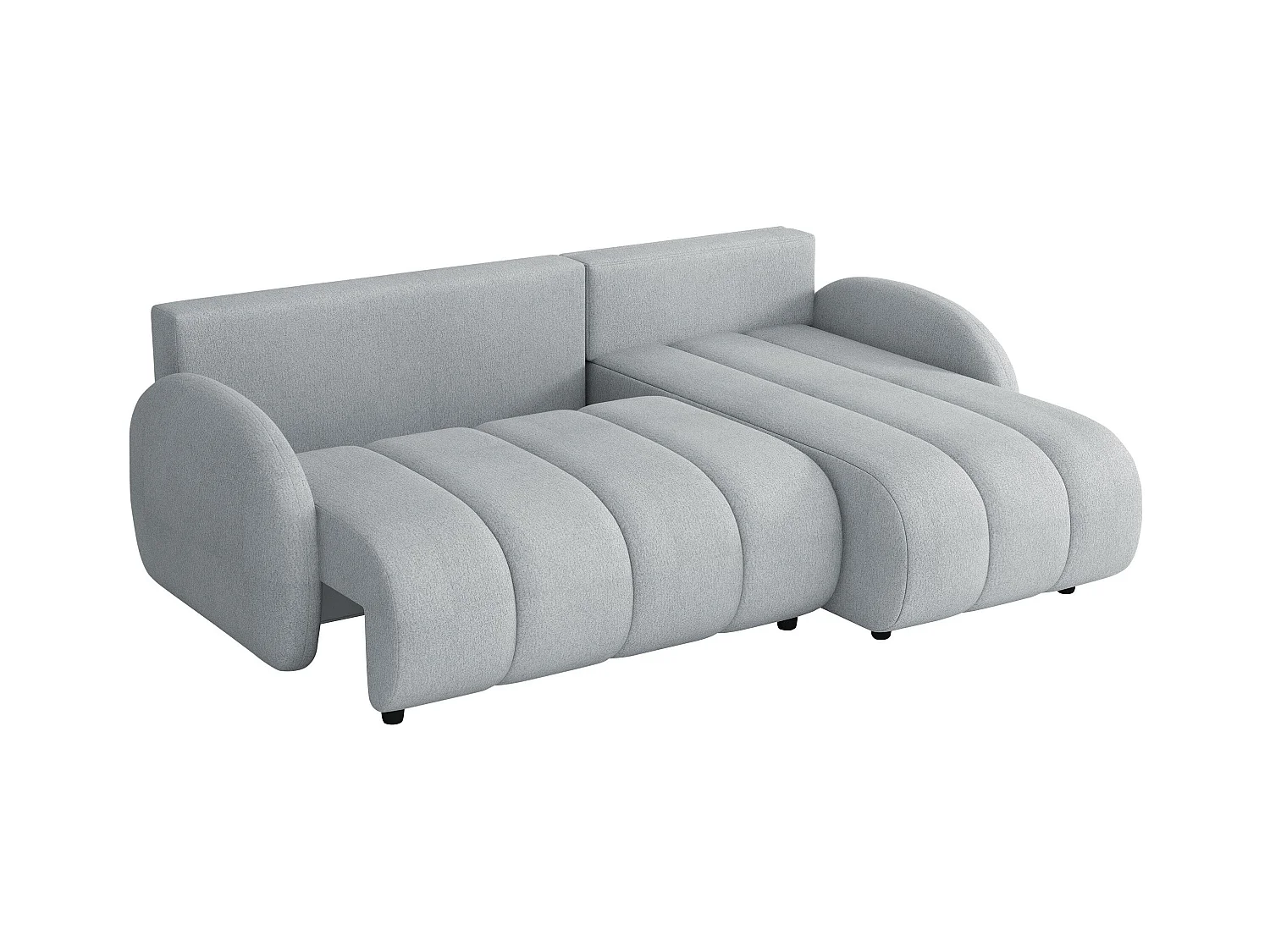 Sofá rinconero Columbus 247, Rosa, Función de descanso, Almacenaje, 233x160x88cm