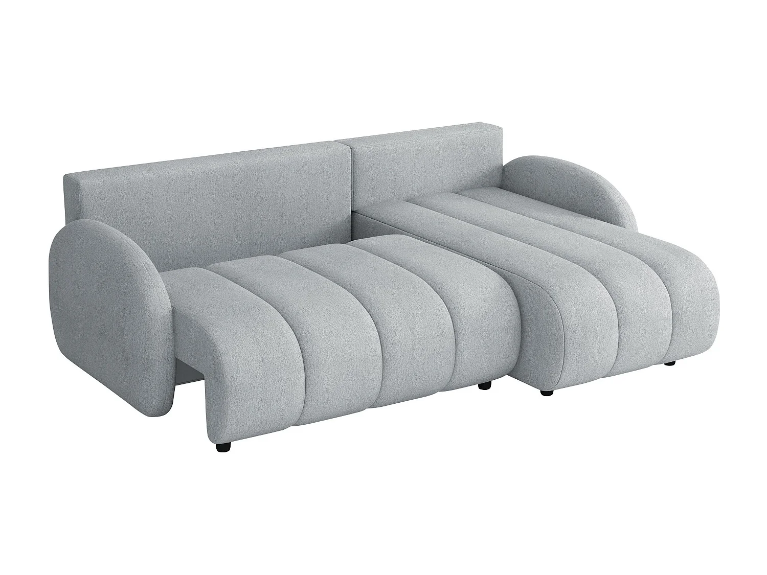 Sofá rinconero Columbus 247, Rosa, Función de descanso, Almacenaje, 233x160x88cm