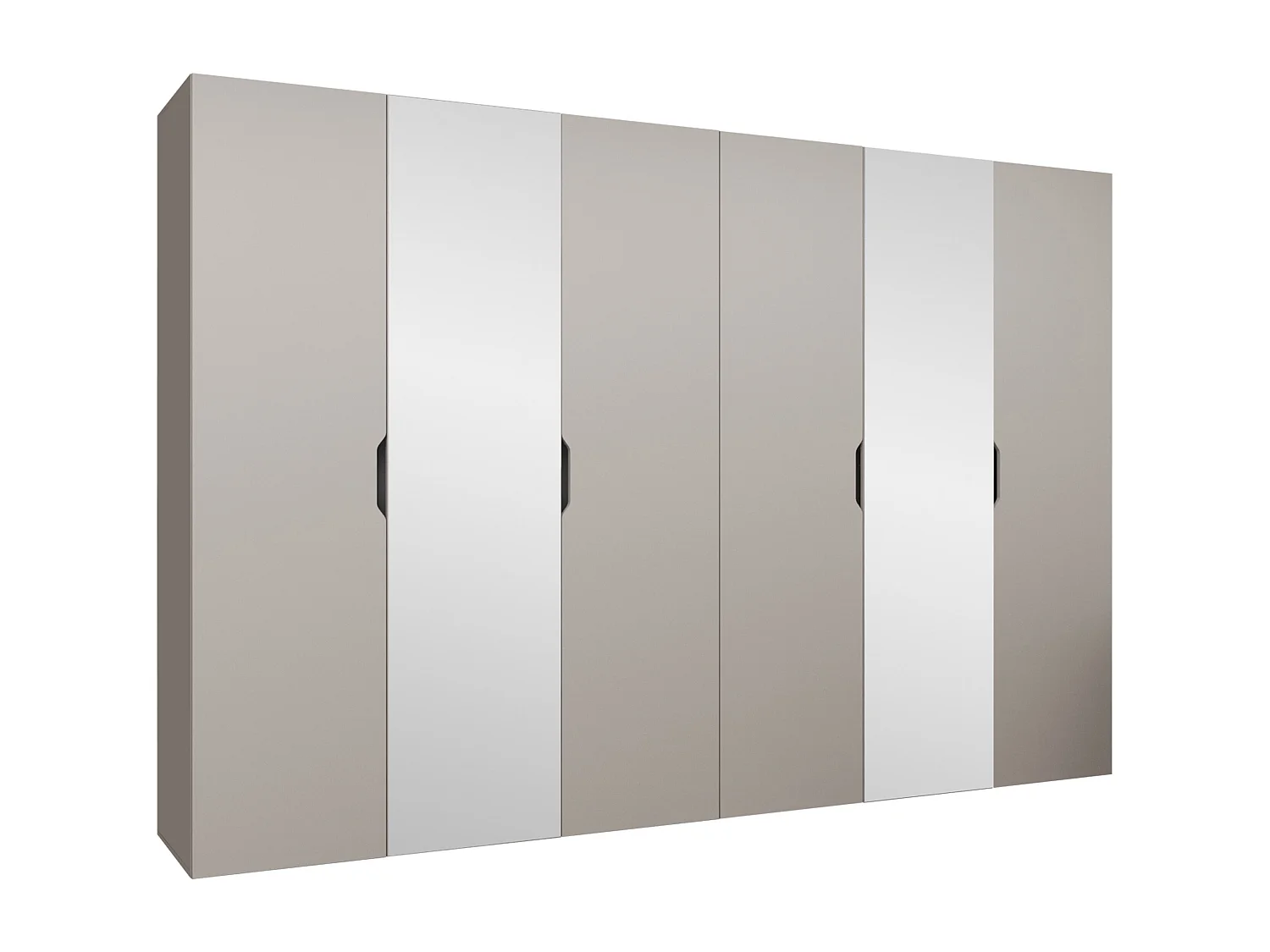 Armoire Hartford 518, Cachemire, 202x300x50cm, Portes d'armoire: Avec des charnières