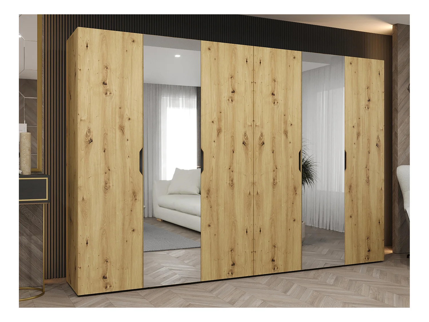 Roupeiro Hartford 518, Número de prateleiras: 4, 20x30x5cm