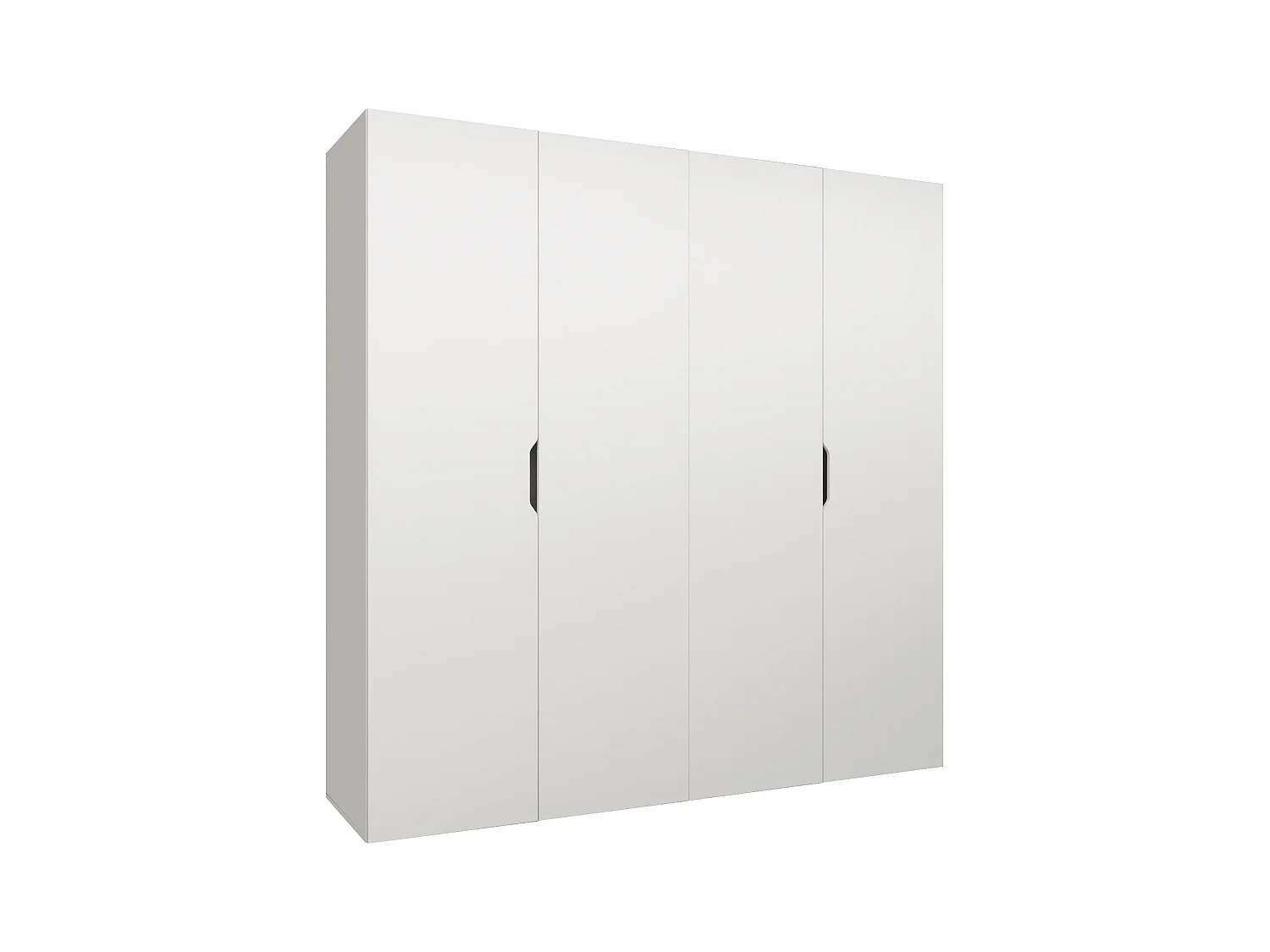 Armario Hartford 513, Blanco, 202x200x50cm, Puertas de armario: Con bisagras