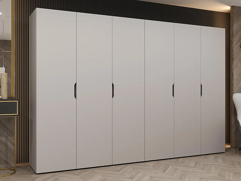 Armario Hartford 517, Cachemira, 202x300x50cm, Puertas de armario: Con bisagras