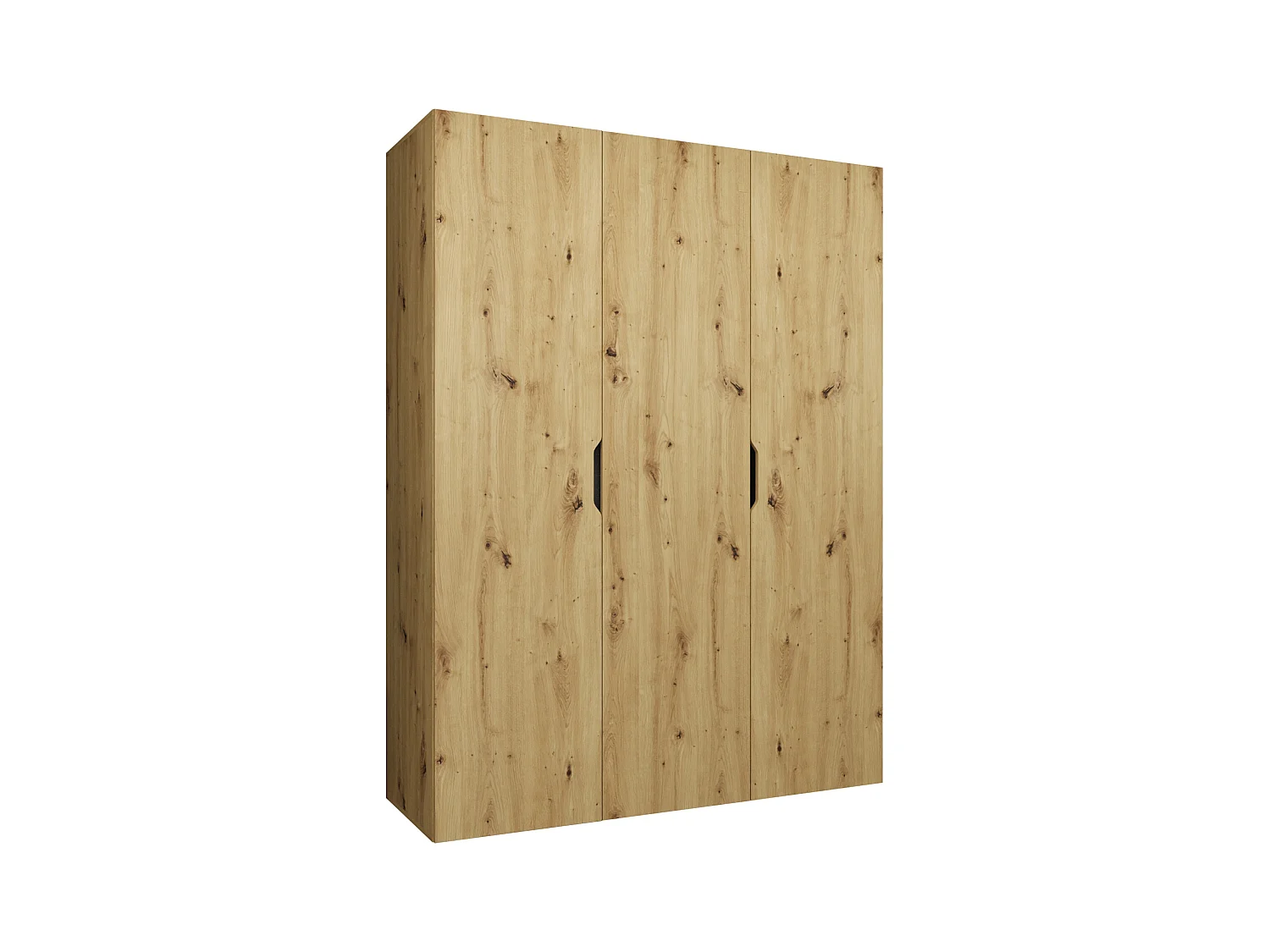 Armoire Hartford 511, Chêne Artisan, 202x150x50cm, Portes d'armoire: Avec des charnières