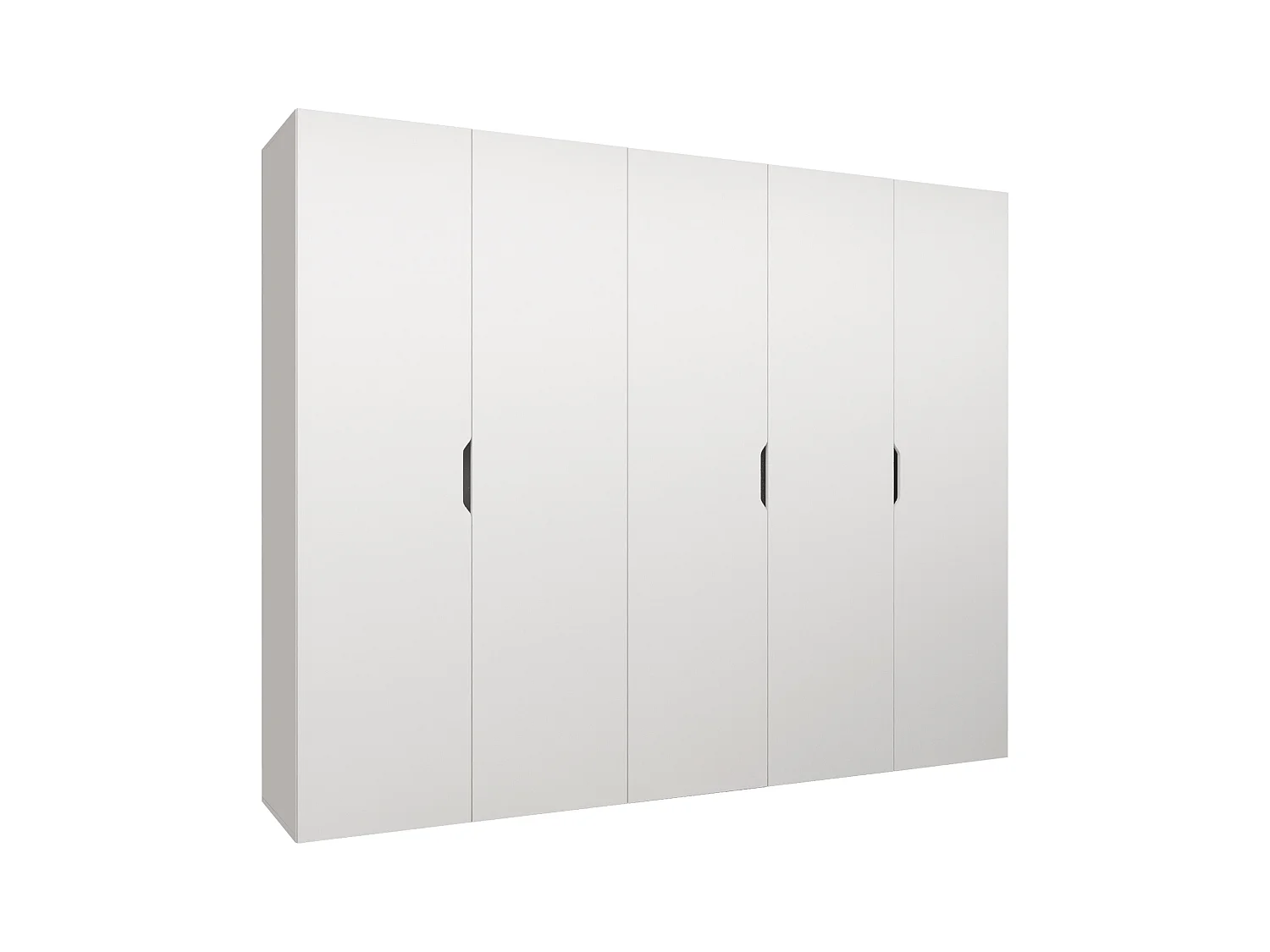 Armario Hartford 515, Blanco, 202x250x50cm, Puertas de armario: Con bisagras