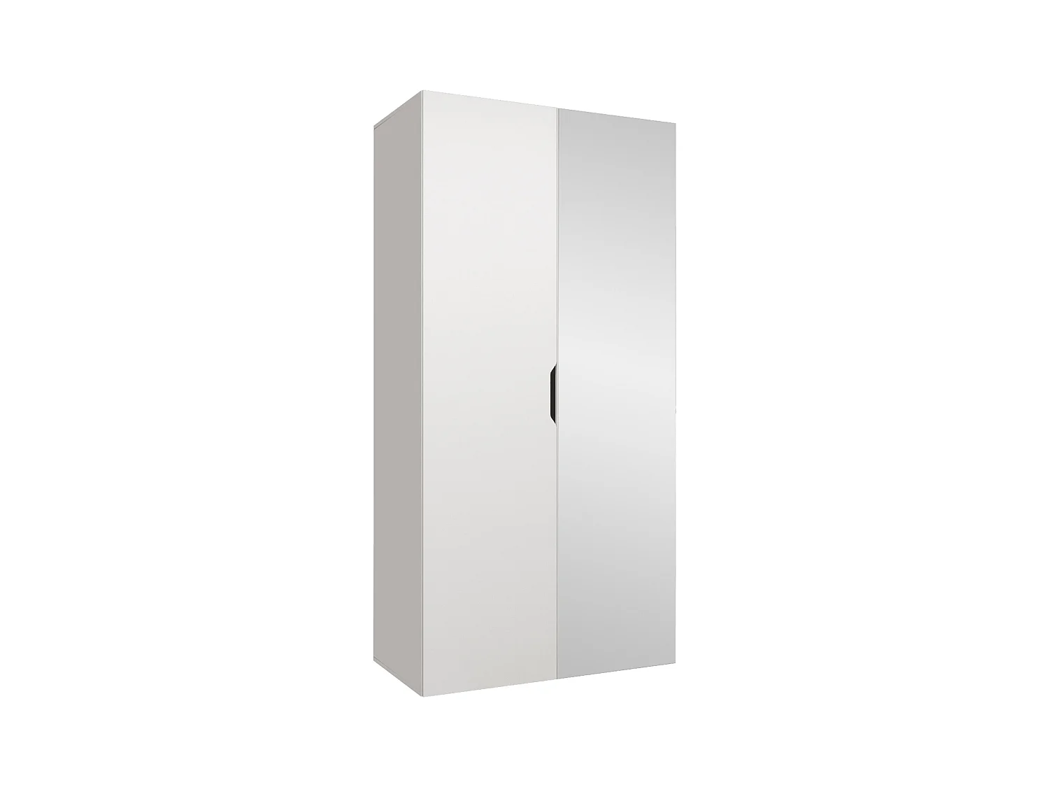 Armario Hartford 510, Blanco, 202x100x50cm, Puertas de armario: Con bisagras