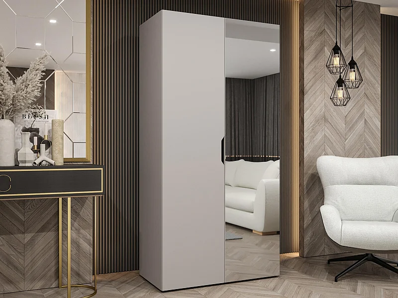 Armario Hartford 510, Cachemira, 202x100x50cm, Puertas de armario: Con bisagras