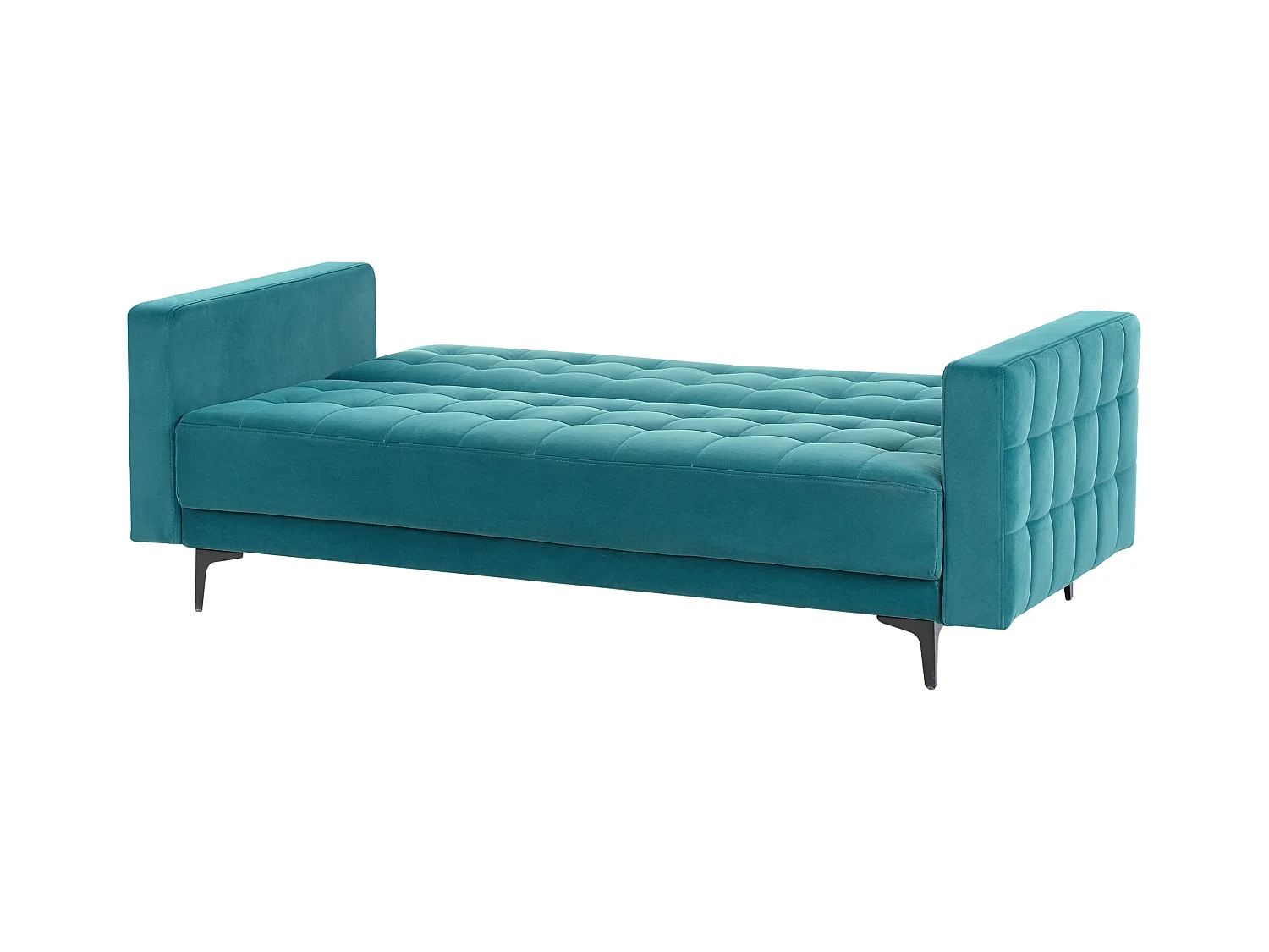 Sofá cama ABERDEEN Terciopelo Azul verdoso 3 plazas