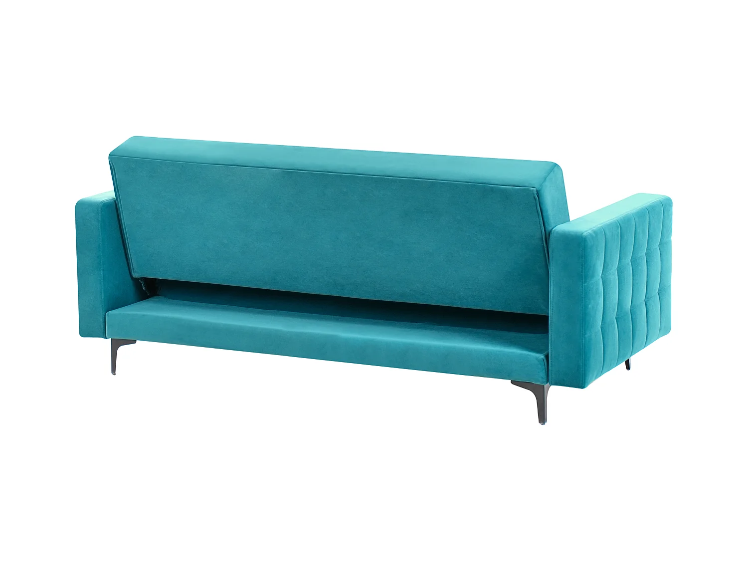 Sofá cama ABERDEEN Terciopelo Azul verdoso 3 plazas