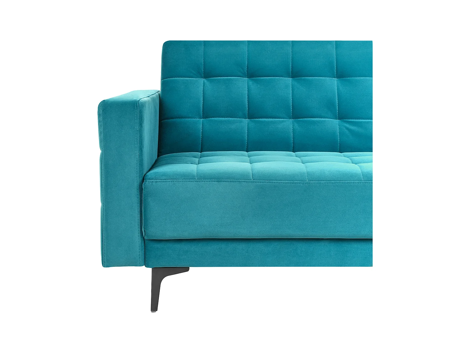 Sofá cama ABERDEEN Terciopelo Azul verdoso 3 plazas