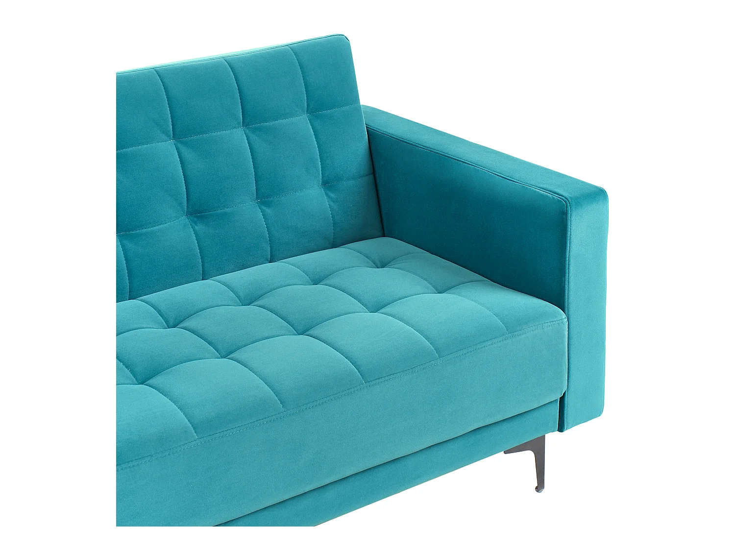 Sofá cama ABERDEEN Terciopelo Azul verdoso 3 plazas