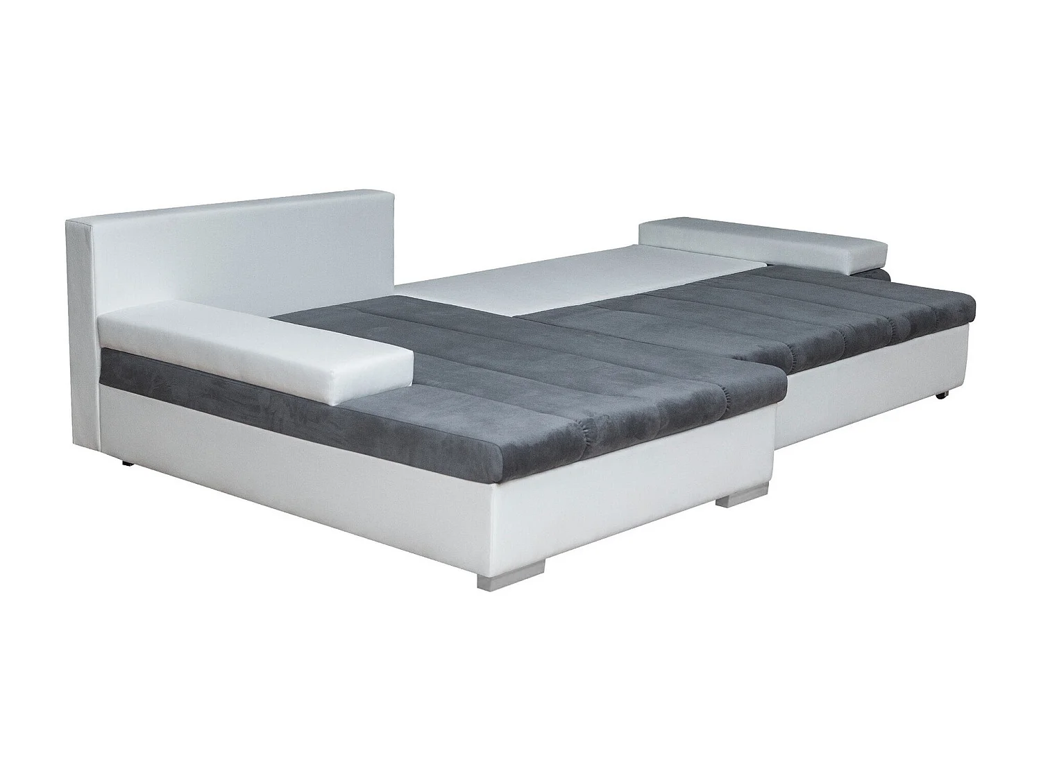 Sofá rinconero Comfivo 113, Turquesa, Función de descanso, Almacenaje, 310x175x83cm