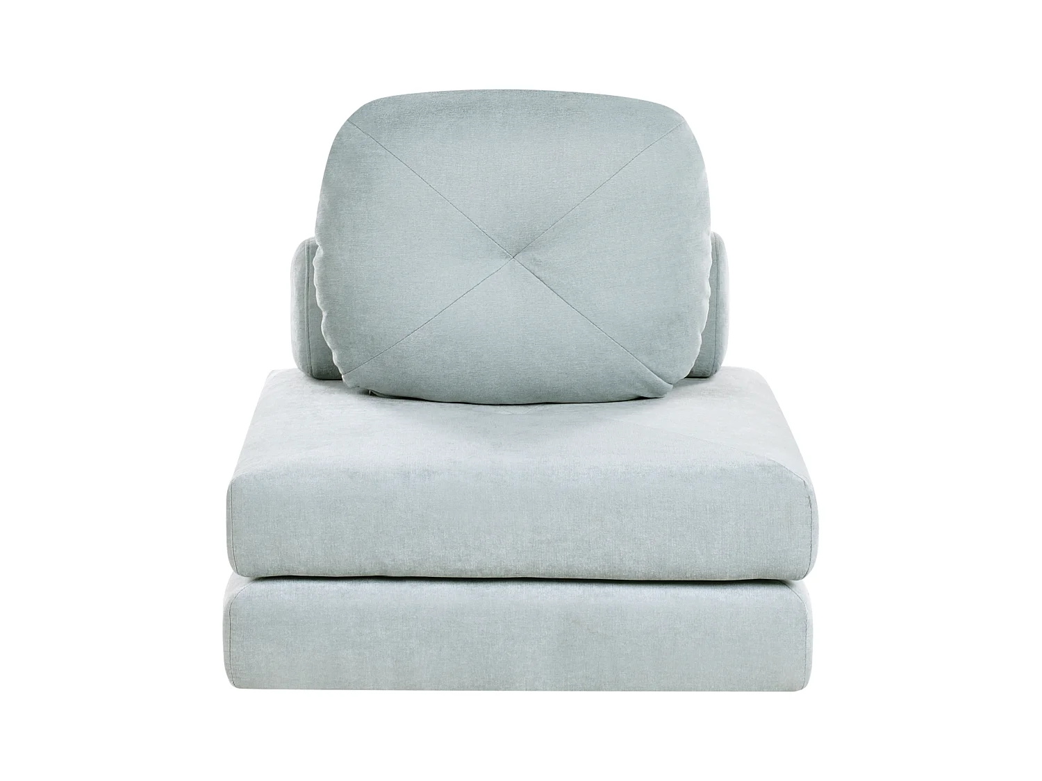 Fauteuil convertible OLDEN Tissu Bleu clair