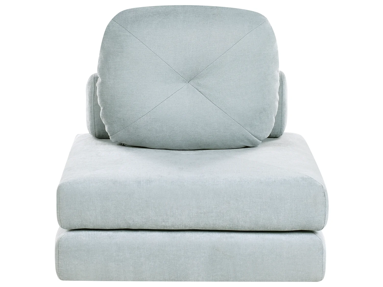 Fauteuil convertible OLDEN Tissu Bleu clair