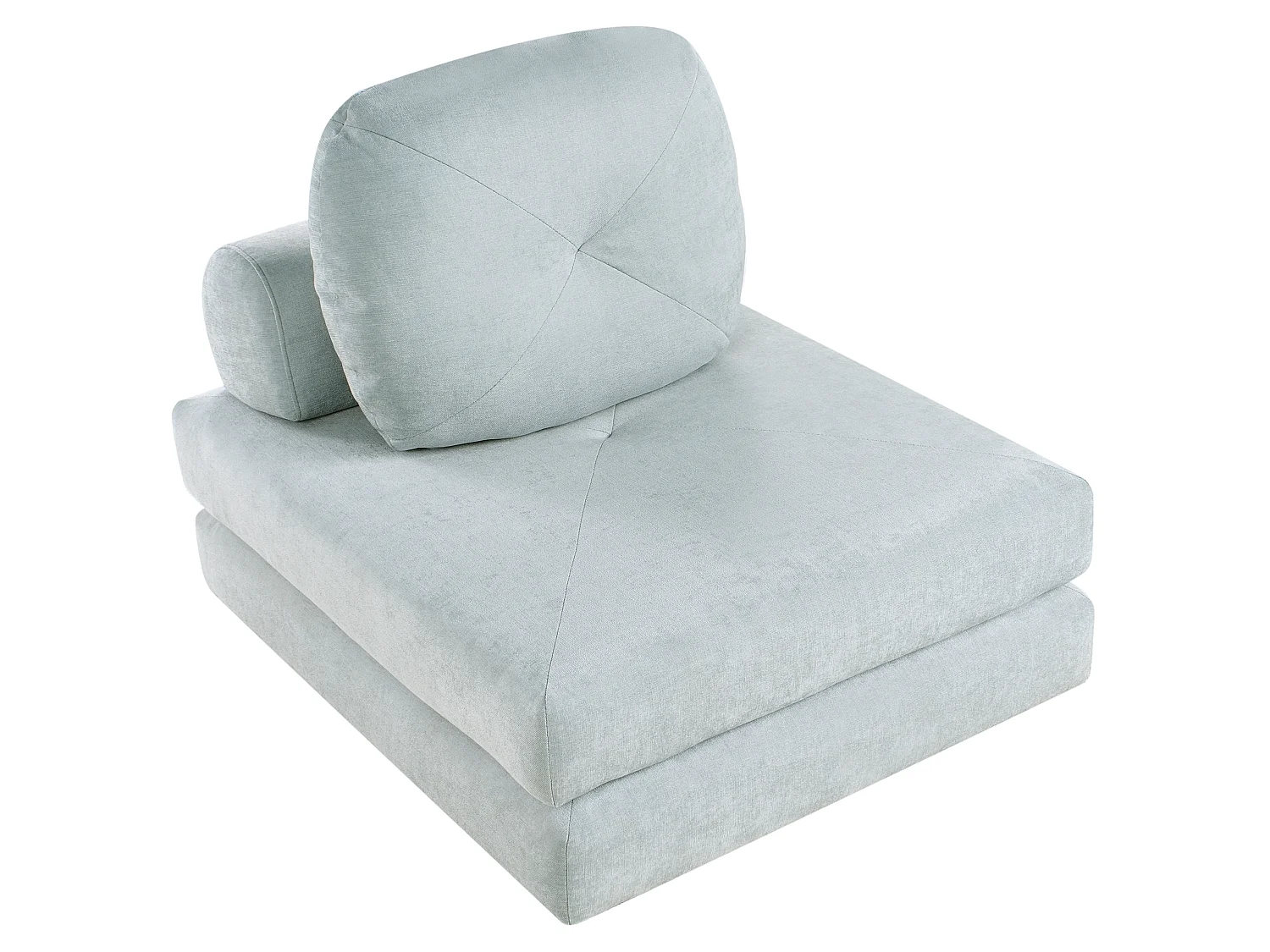 Fauteuil convertible OLDEN Tissu Bleu clair