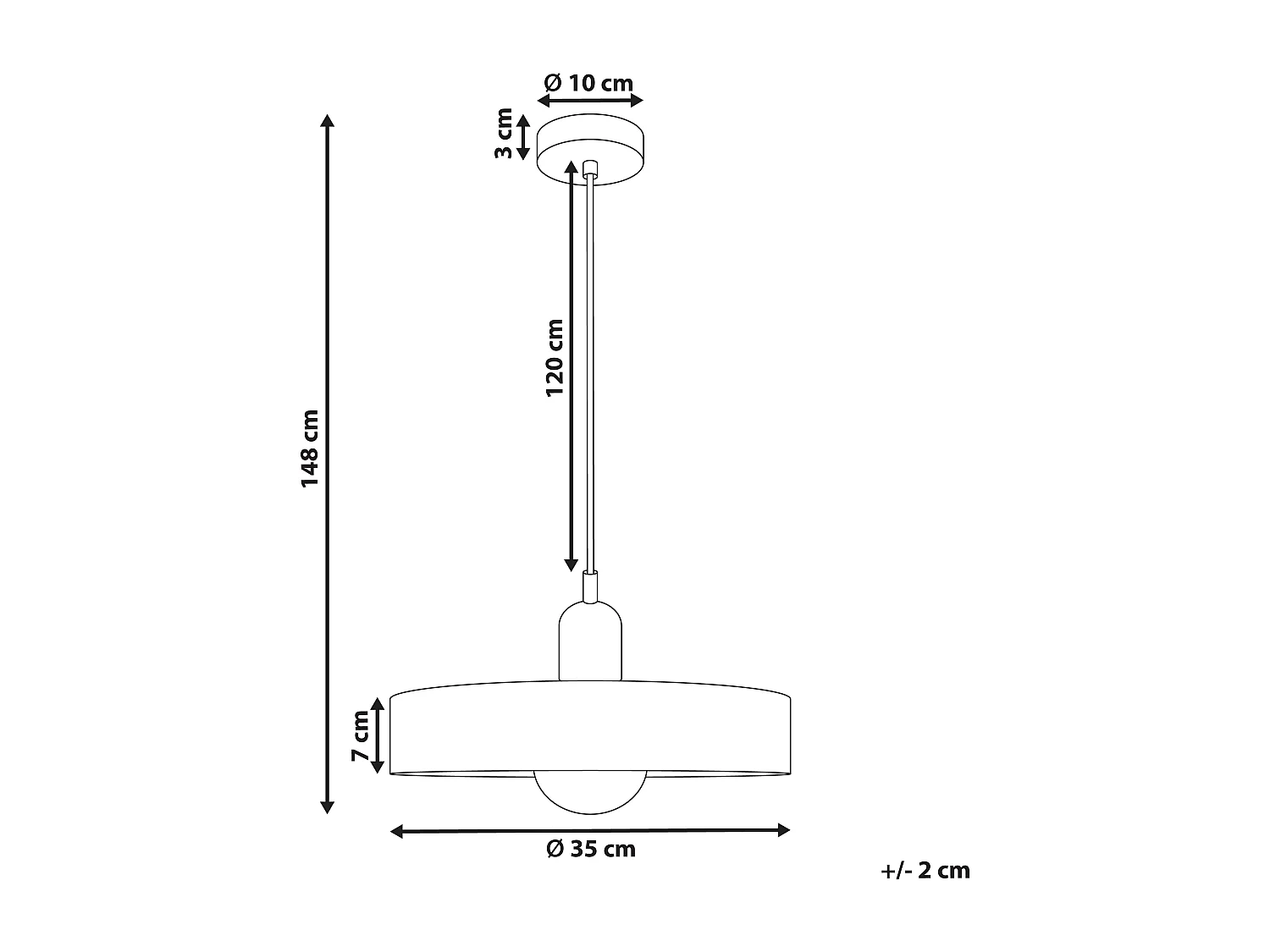 Lampe suspension PAALA Verre Vert olive