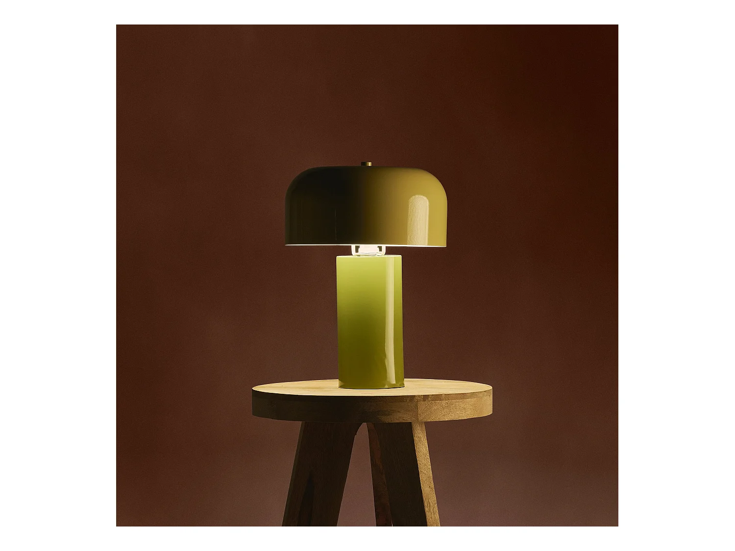 Tischlampe Simatina mittelgrün