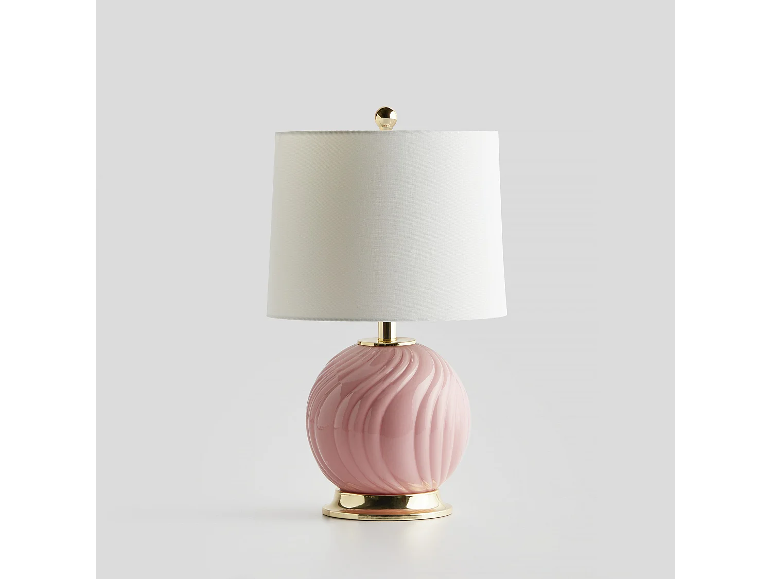 Tischlampe Mandy blassrosa 56 x 33