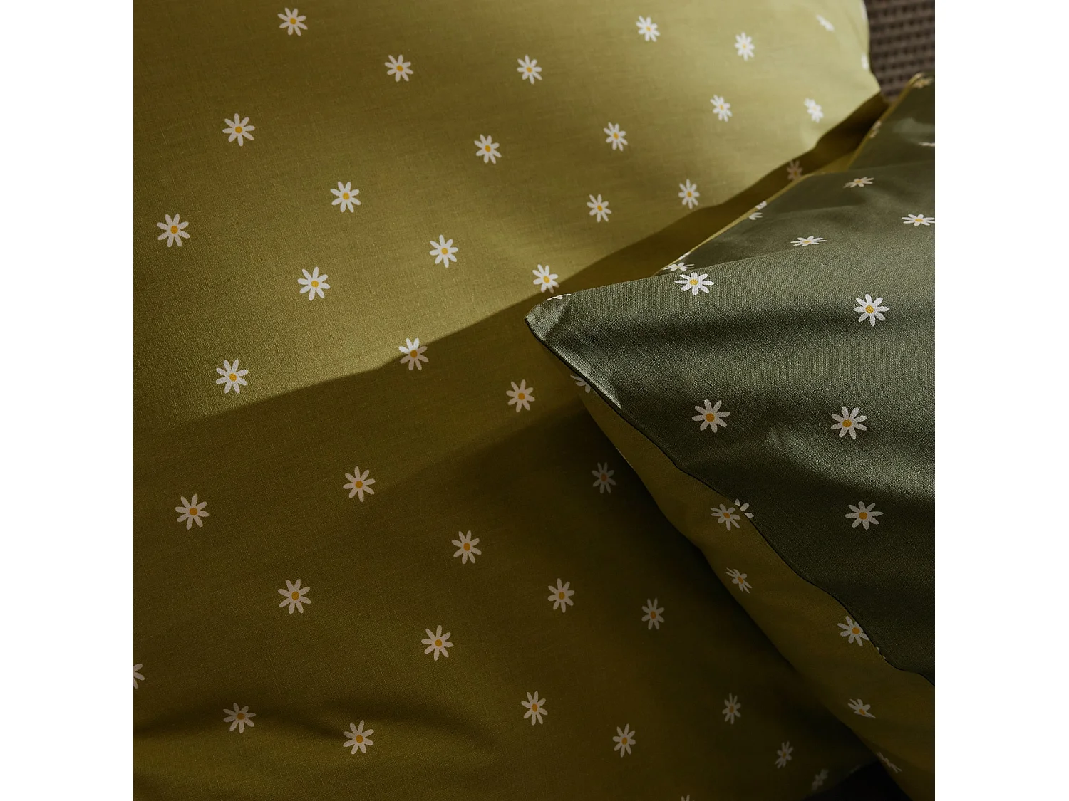 Bettwäsche Dilo 100x135 Dunkelgrün