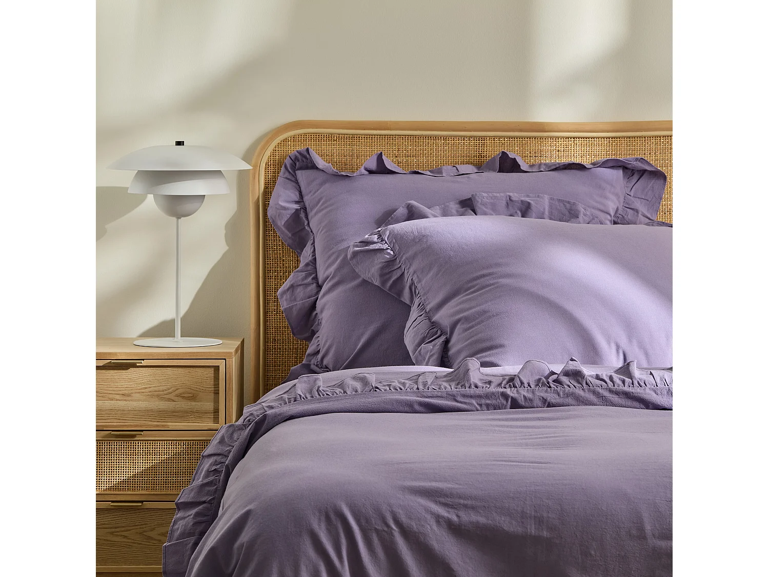 Bettwäsche Falbines Mittelviolett 200x220