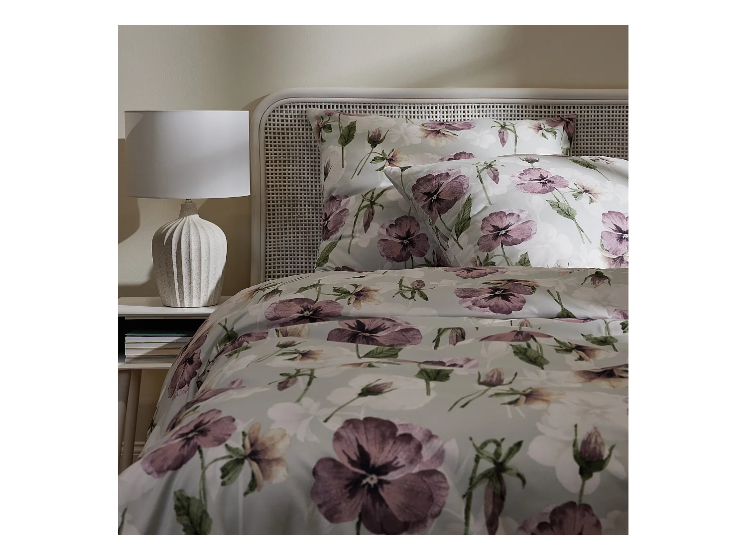 Mikrofaser-Bettwäsche Petalios
