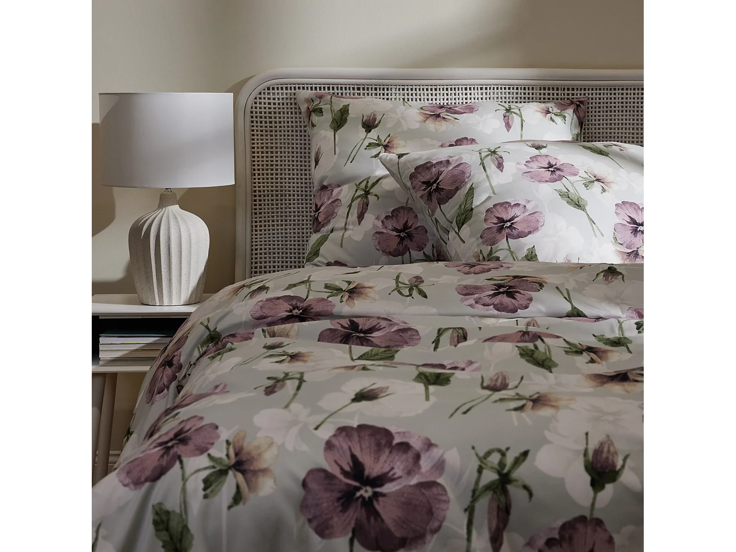 Mikrofaser-Bettwäsche Petalios