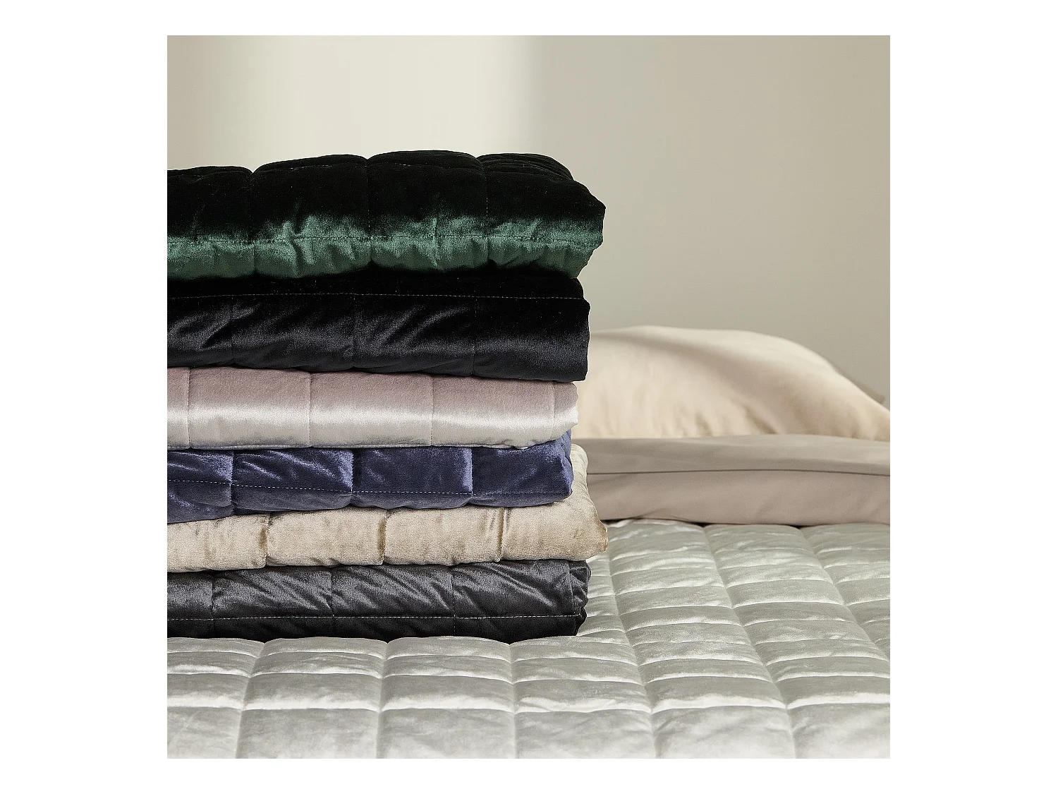 Tagesdecke Dustis Dunkelblau 200 x 220