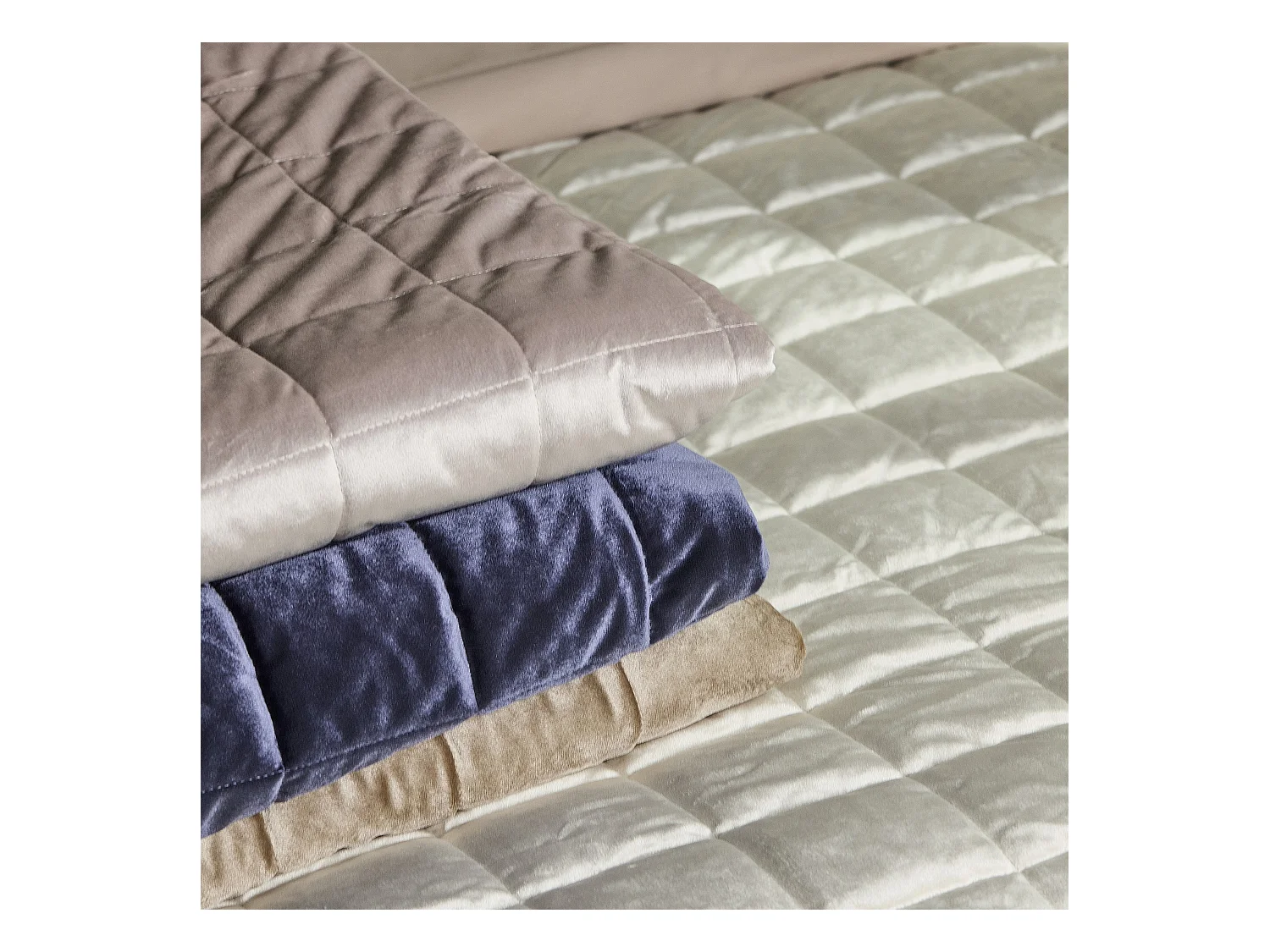 Tagesdecke Dustis Dunkelblau 200 x 220