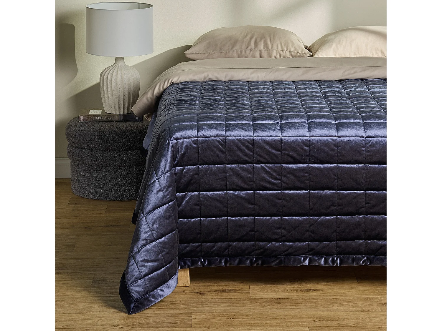 Tagesdecke Dustis Dunkelblau 200 x 220