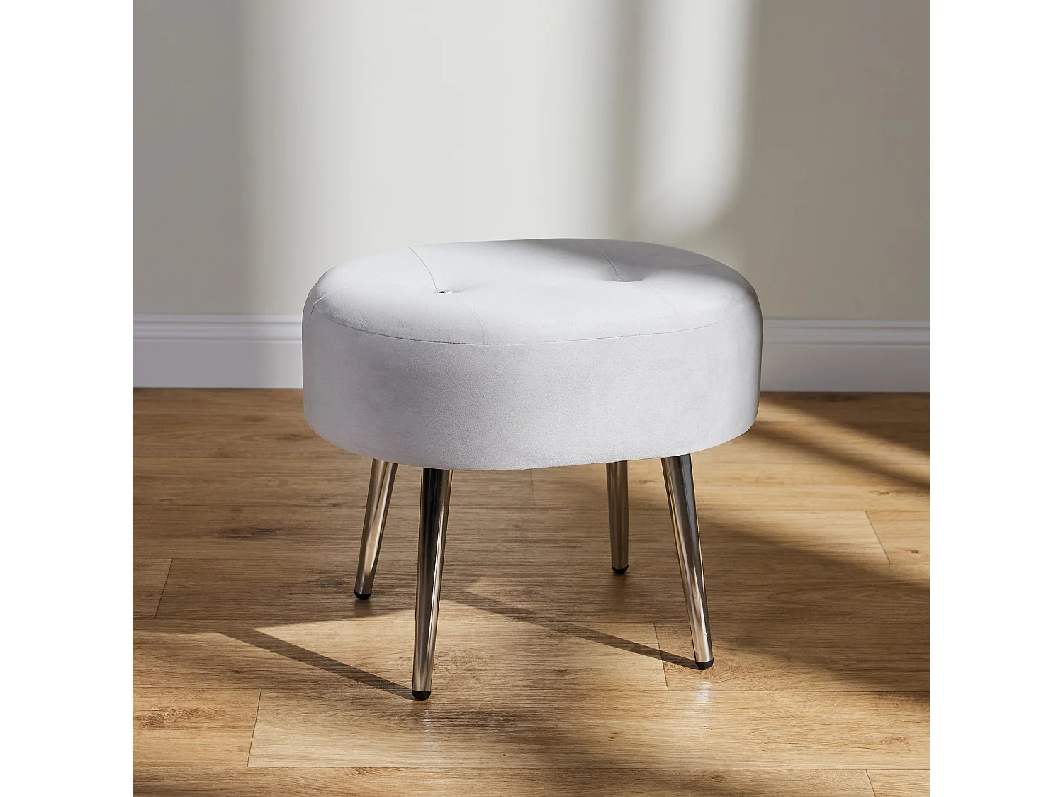 Hocker Atlin Hellgrau 39 x 34 x 46