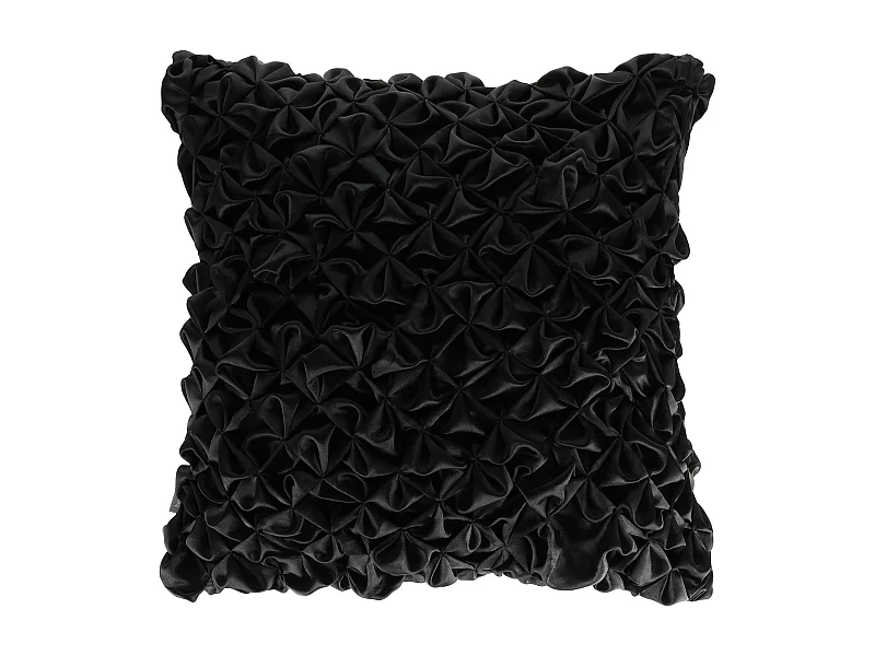 Kissenbezug Glamo mittelschwarz 45x45