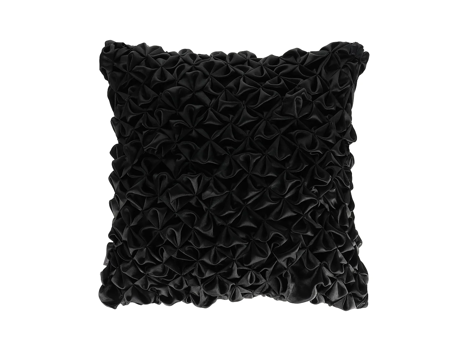 Kissenbezug Glamo mittelschwarz 45x45