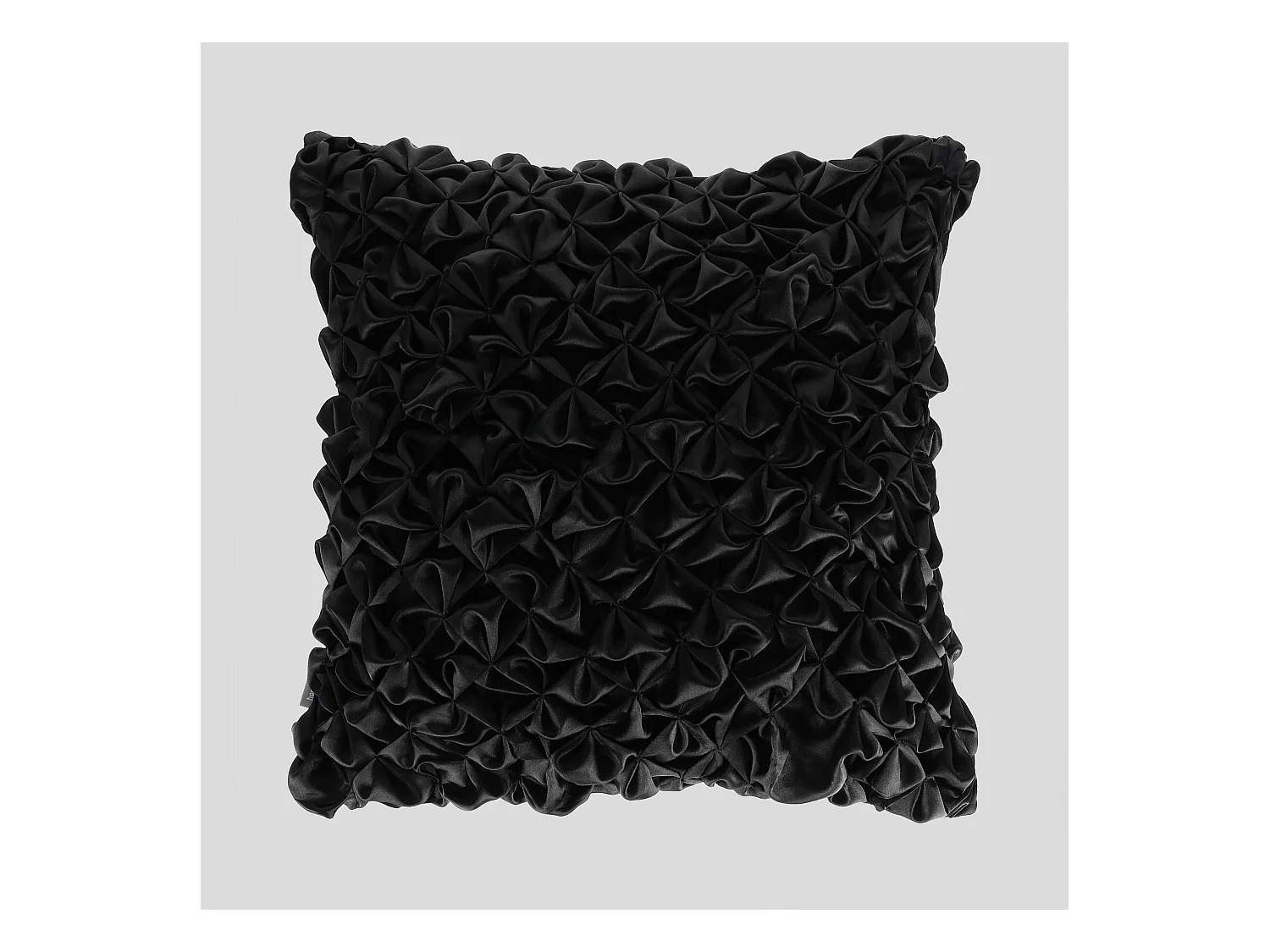 Kissenbezug Glamo mittelschwarz 45x45