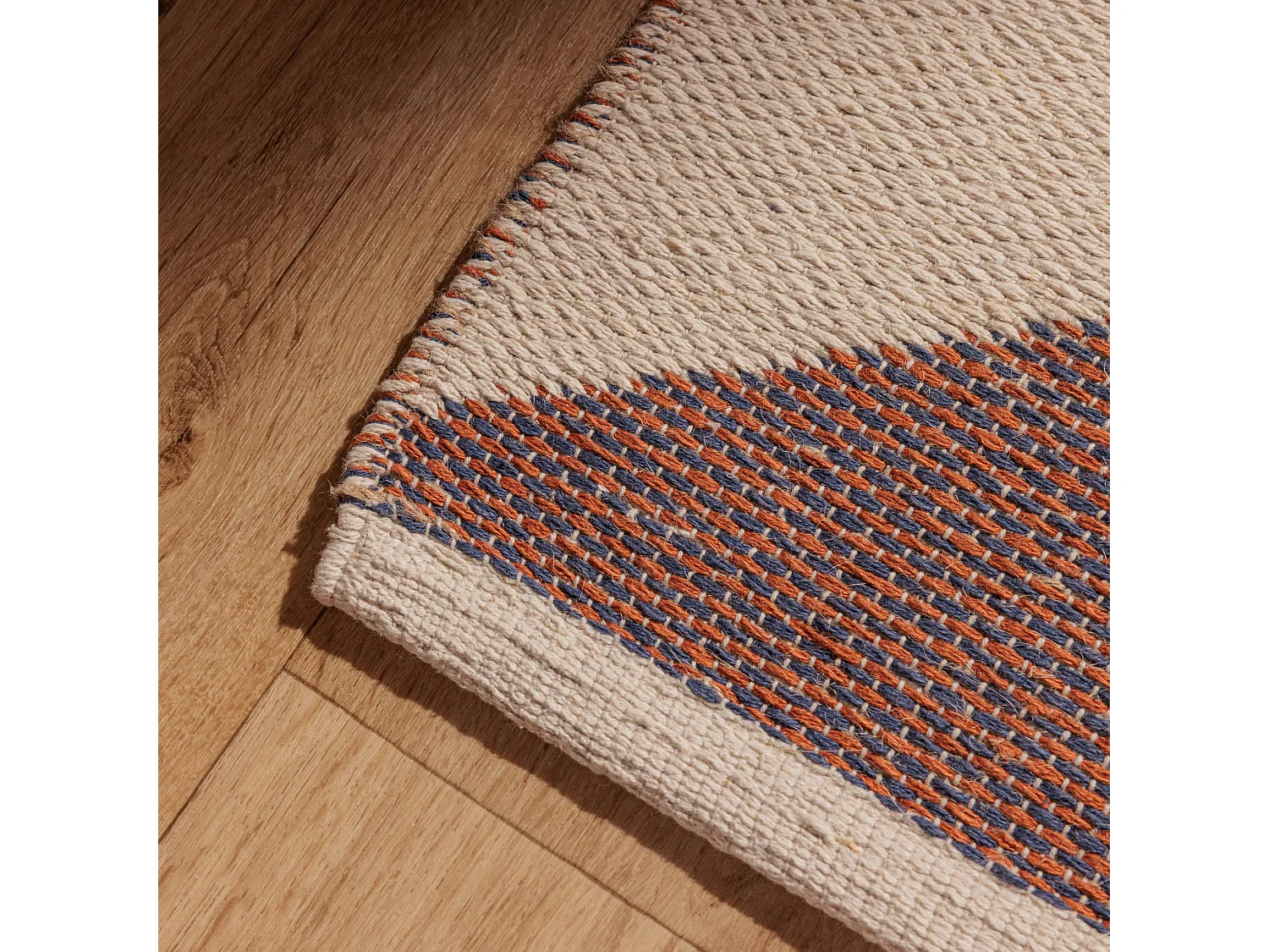 Teppich Fringer Mittel Mehrfarbig 60x90