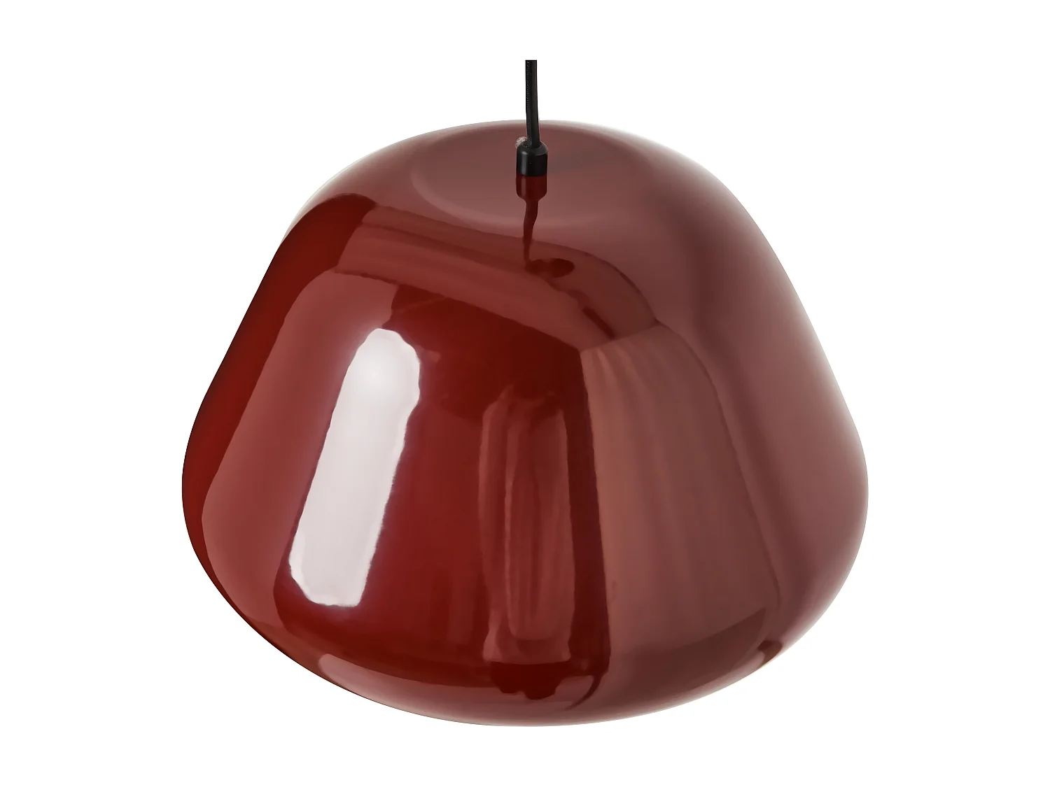 Lampe suspension JOKU Métal Rouge