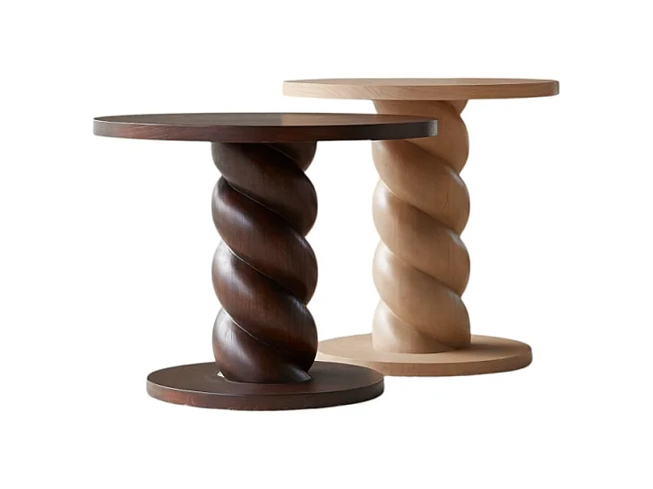 Ablagetische Liza aus Mindiholz