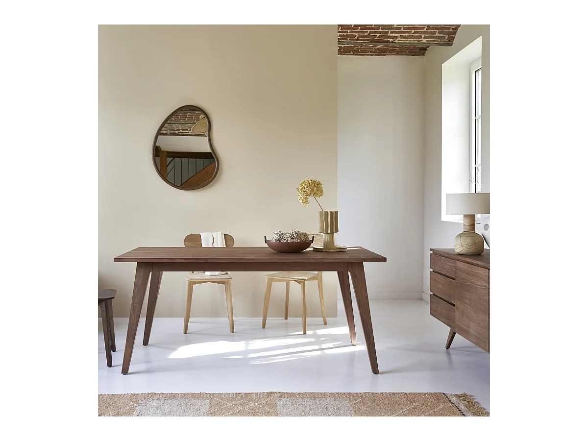 Tavolo in legno di noce 180x90 Esmée