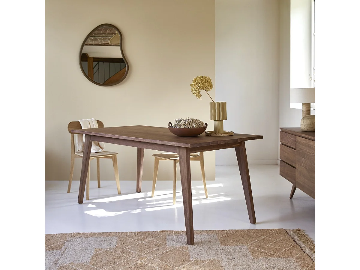 Tisch aus Nussbaumholz 180 × 90 Esmée