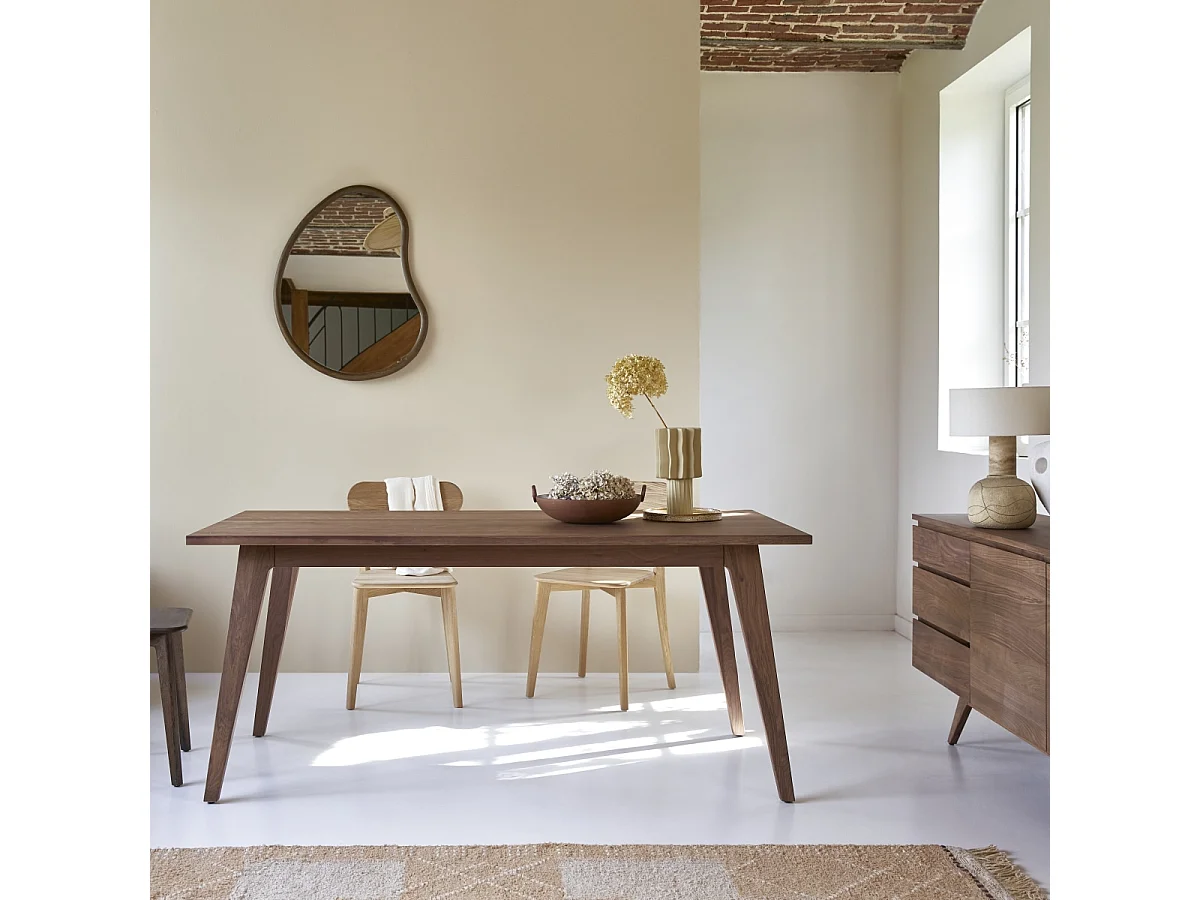 Tisch aus Nussbaumholz 180 × 90 Esmée