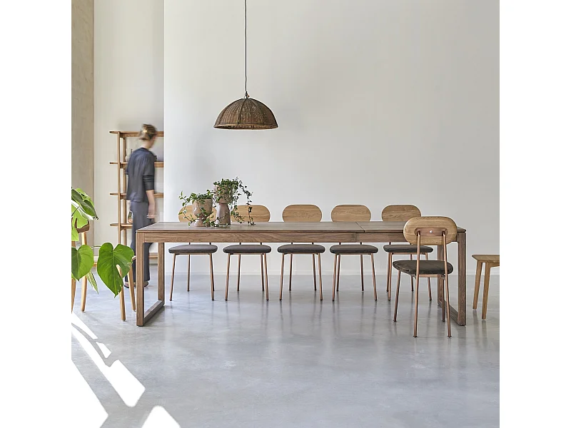 Tavolo in legno di noce massello 260x90 Arto