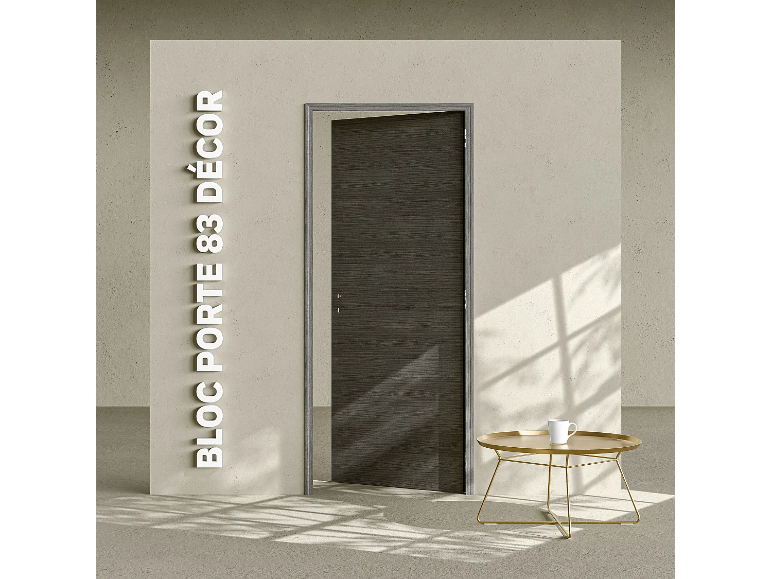 Bloc-Porte Costa Rica H. 204 x l. 83 cm - Poussant Droit