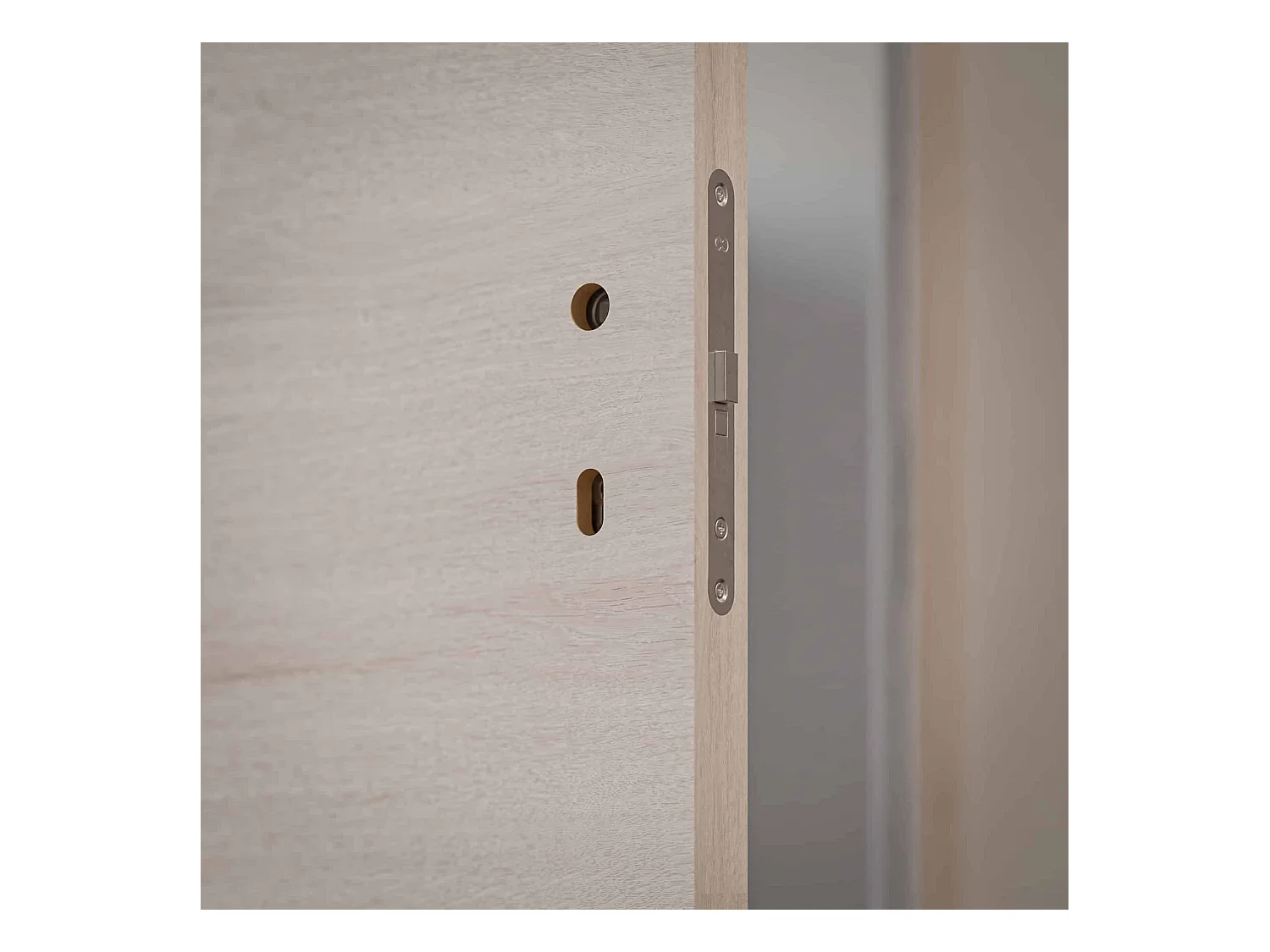 Bloc-Porte Oslo H. 204 x l. 83 cm - Poussant Droit