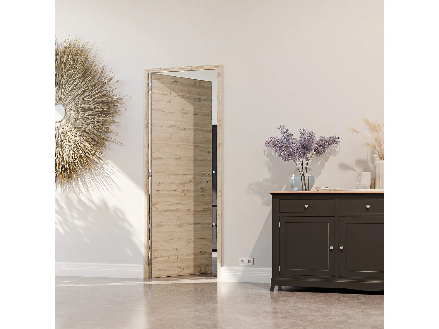 Bloc-Porte Tokyo H. 204 x l. 73 cm - Poussant Gauche