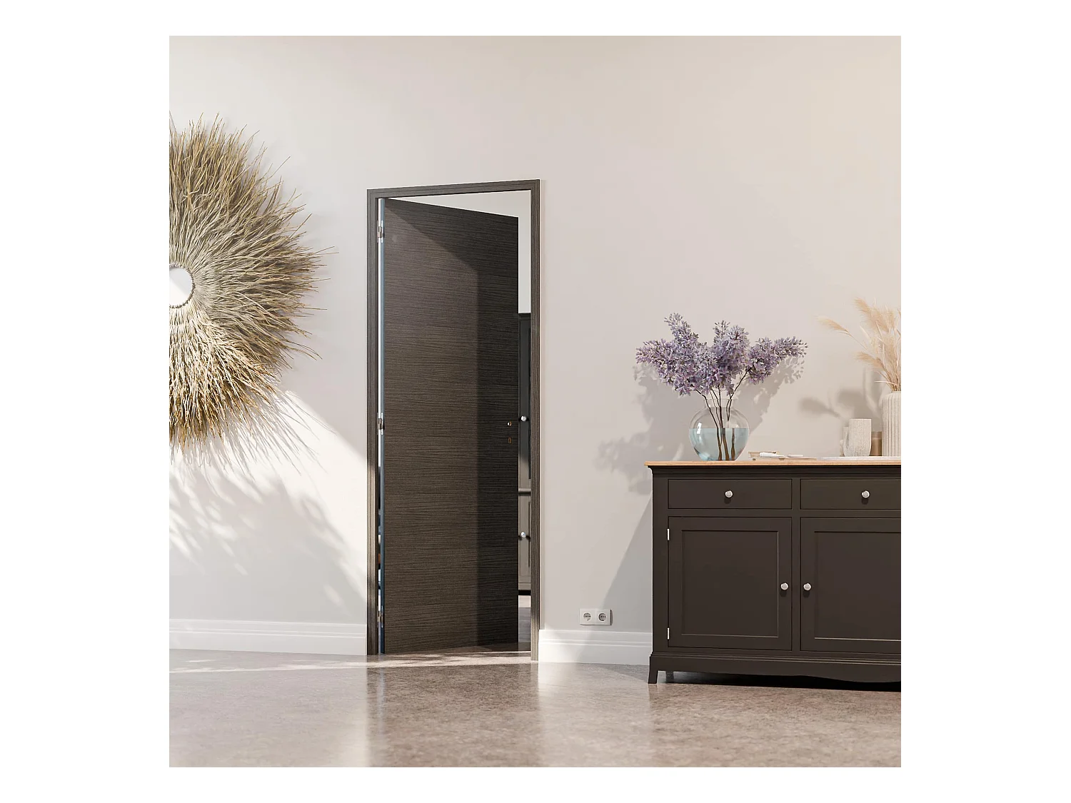 Bloc-Porte Costa Rica H. 204 x l. 73 cm - Poussant Gauche