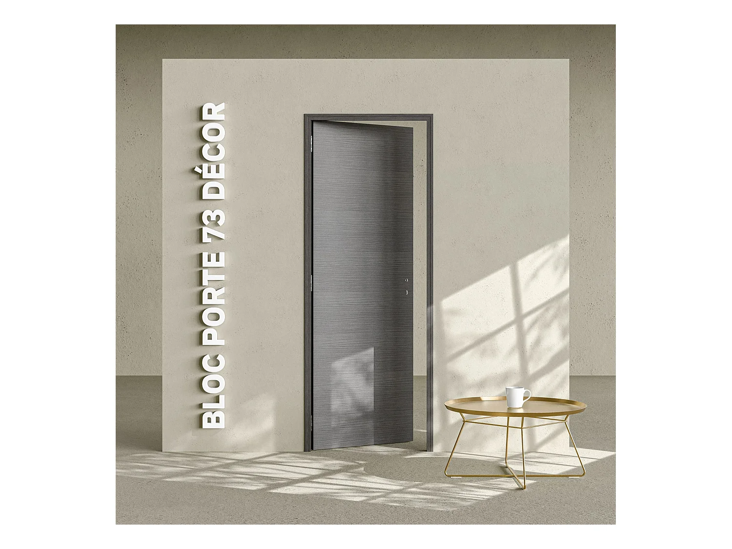 Bloc-Porte Costa Rica H. 204 x l. 73 cm - Poussant Gauche