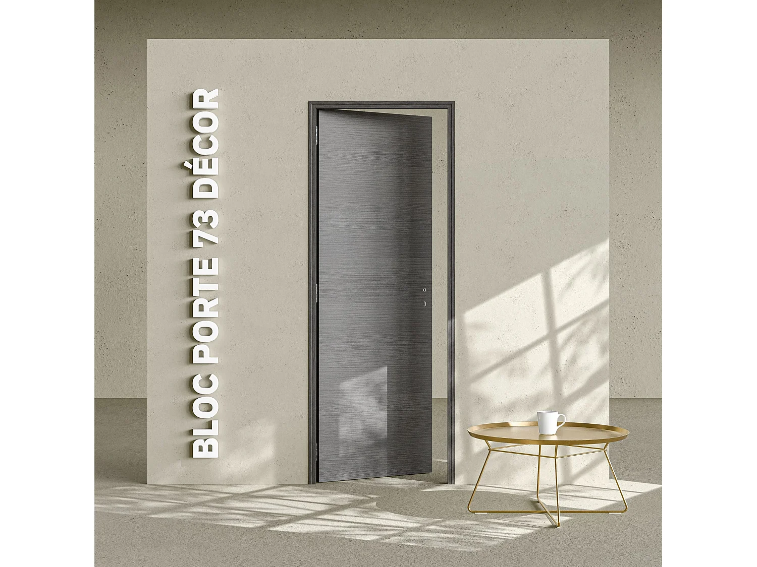 Bloc-Porte Costa Rica H. 204 x l. 73 cm - Poussant Gauche